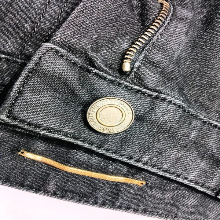 Saint Laurent Paris Saint Laurent High-Waist Black Skinny Jeans 0079 Size 28" / US 6 / IT 42 - 8 Thumbnail