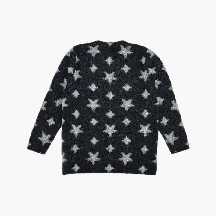 Saint Laurent Paris Saint Laurent Star Print V-Neck Knit Cardigan 0079 Size XS / US 0-2 / IT 36-38 - 3 Thumbnail