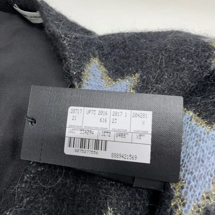 Saint Laurent Paris Saint Laurent Star Print V-Neck Knit Cardigan 0079 Size XS / US 0-2 / IT 36-38 - 5 Thumbnail