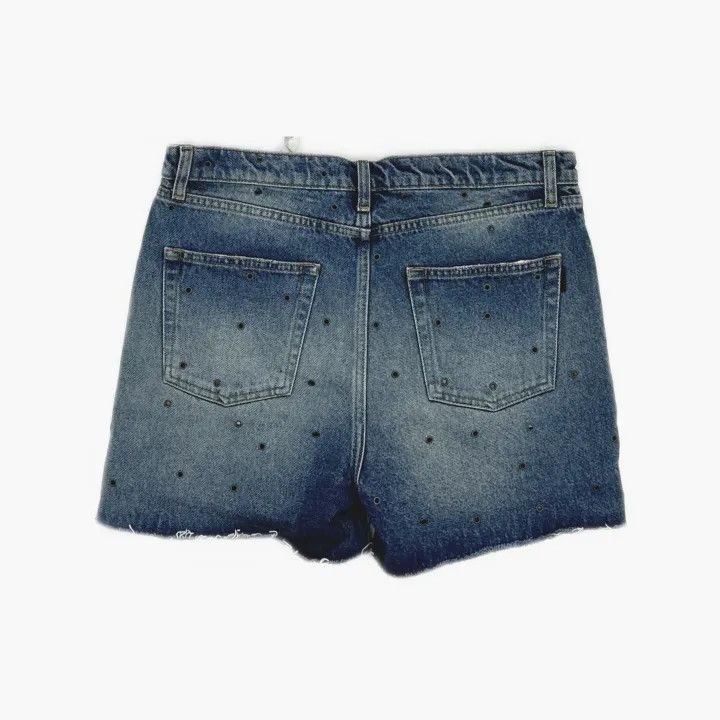 Saint Laurent Paris Saint Laurent Blue Distressed Denim Shorts 0079 Size 32" / US 10 / IT 46 - 3 Thumbnail