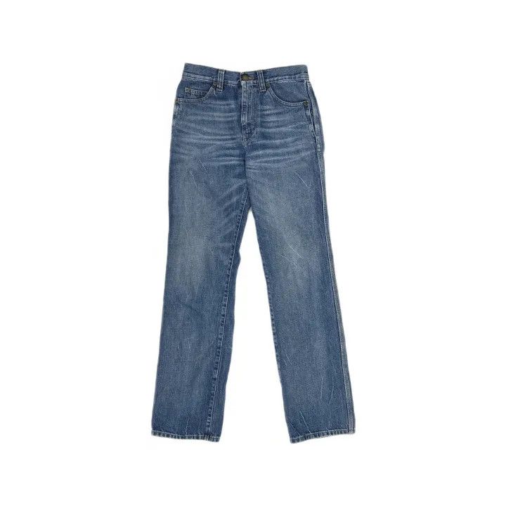 Saint Laurent Paris Saint Laurent SS21 Logo Five-Pocket Jeans 0079 Size 27" / US 4 / IT 40 - 2 Thumbnail