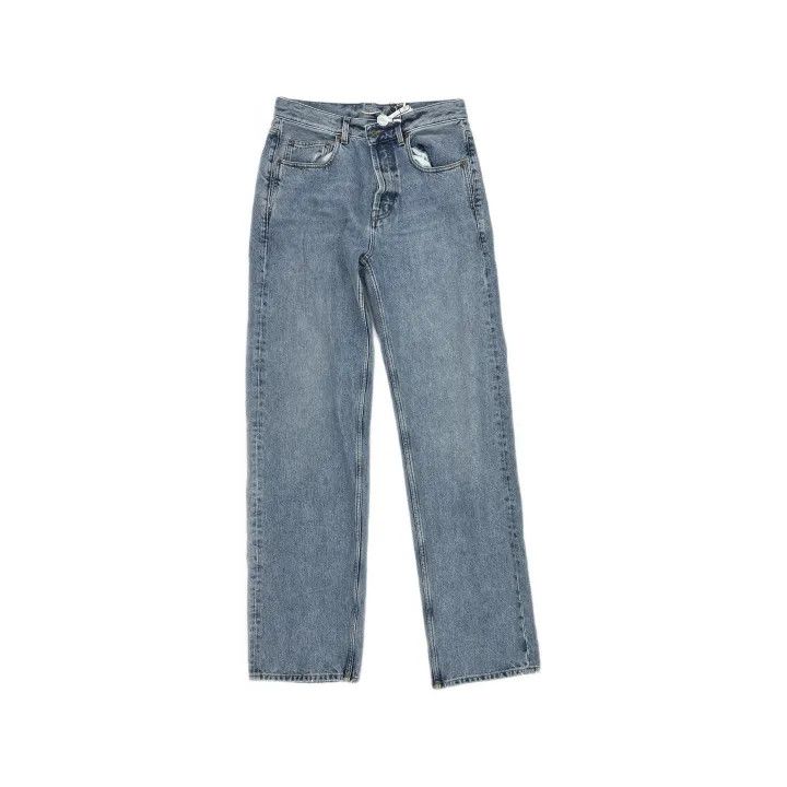 Saint Laurent Paris Saint Laurent Blue Bay Denim Baggy Jeans 0079 Size 29" - 2 Thumbnail