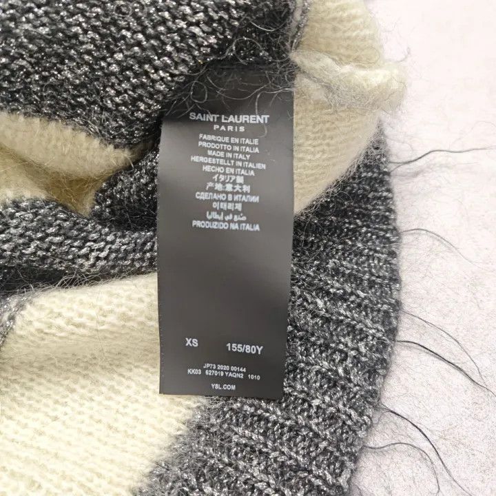 Saint Laurent Paris Saint Laurent Striped Long Sleeve Sweater 0079 Size XS / US 0-2 / IT 36-38 - 5 Thumbnail
