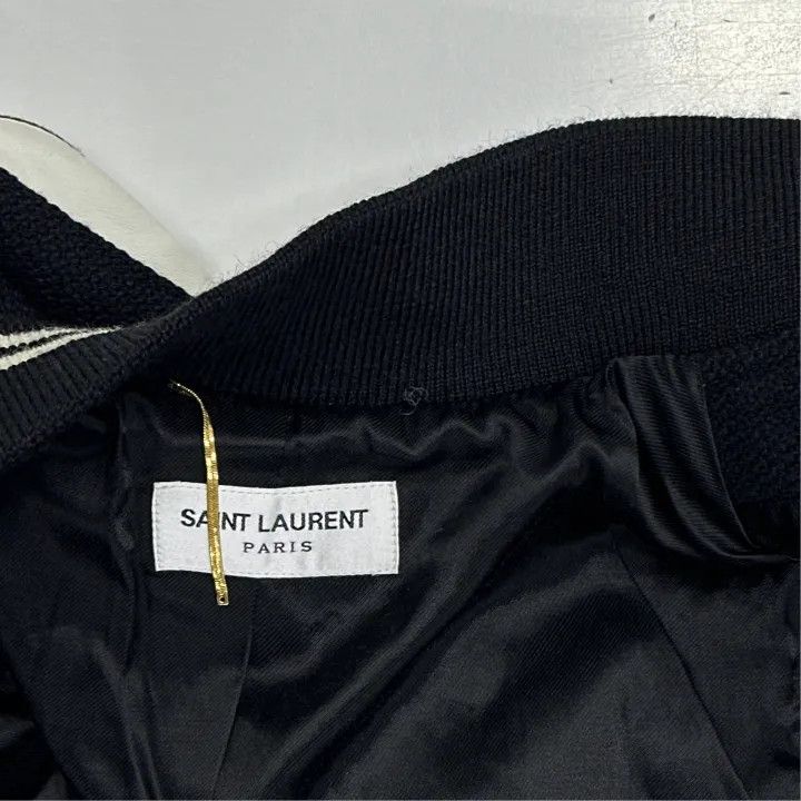 Saint Laurent Paris Saint Laurent Women's SS22 Teddy Baseball Jacket 0079 Size XS / US 0-2 / IT 36-38 - 3 Thumbnail