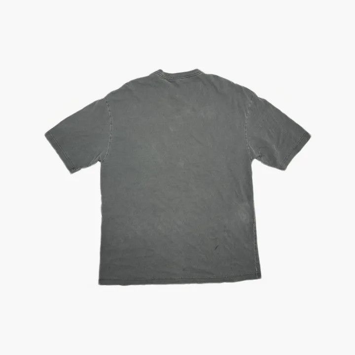 Balenciaga Balenciaga Gray Logo Print Short Sleeve T-Shirt 0079 Size XS / US 0-2 / IT 36-38 - 3 Thumbnail