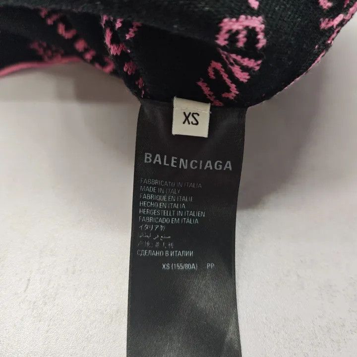 Balenciaga Balenciaga SS22 Pink Logo Sweater for Women 0079 Size XS / US 0-2 / IT 36-38 - 4 Thumbnail
