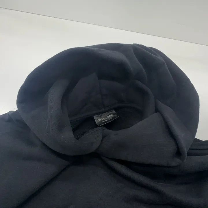 Balenciaga Balenciaga Black Long Sleeve Hoodie for Women 0079 Size M / US 6-8 / IT 42-44 - 7 Thumbnail