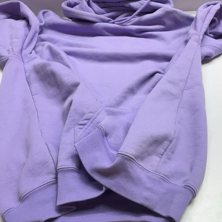 Balenciaga Balenciaga Logo Embroidered Purple Hoodie for Women 0079 Size M / US 6-8 / IT 42-44 - 16 Thumbnail