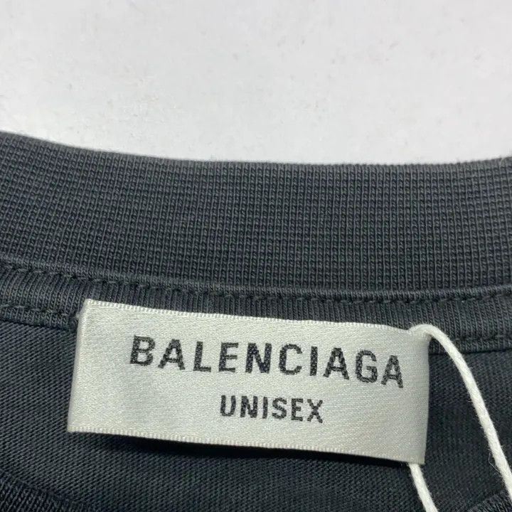 Balenciaga Balenciaga SS22 Black Logo Short Sleeve T-Shirt 0079 Size M / US 6-8 / IT 42-44 - 5 Thumbnail