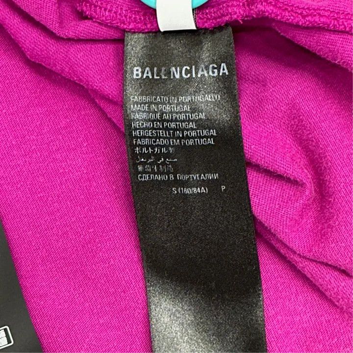 Balenciaga Balenciaga Loose Fit Logo Tee for Women 0079 Size S / US 4 / IT 40 - 4 Thumbnail