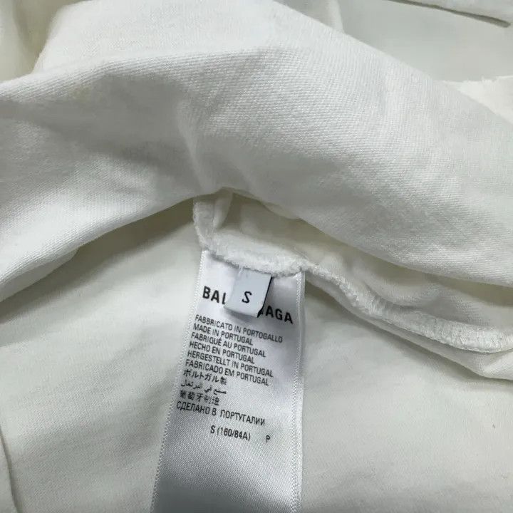 Balenciaga Balenciaga Logo Print Short Sleeve T-shirt 0079 Size S / US 4 / IT 40 - 5 Thumbnail
