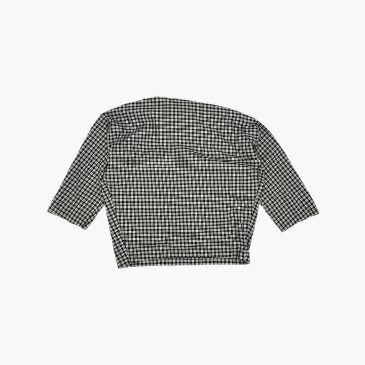 Balenciaga Balenciaga Black Checkered Bow Tie Blouse 0079 Size XS / US 0-2 / IT 36-38 - 3 Thumbnail