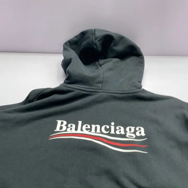 Balenciaga Balenciaga Political Campaign Hoodie for Women 0079 Size XS / US 0-2 / IT 36-38 - 6 Thumbnail
