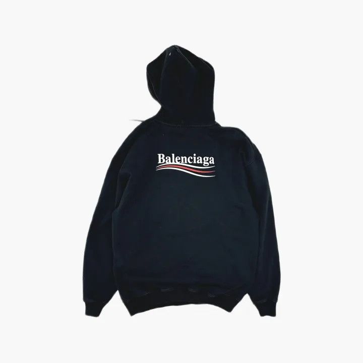 Balenciaga Balenciaga Political Campaign Hoodie for Women 0079 Size XS / US 0-2 / IT 36-38 - 3 Thumbnail