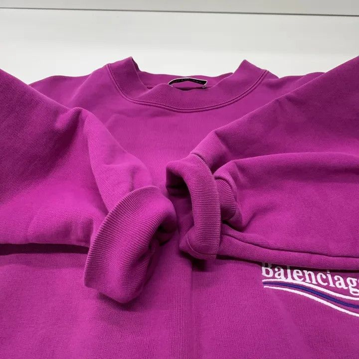 Balenciaga Balenciaga Logo Print Pullover Sweatshirt 0079 Size S / US 4 / IT 40 - 8 Thumbnail
