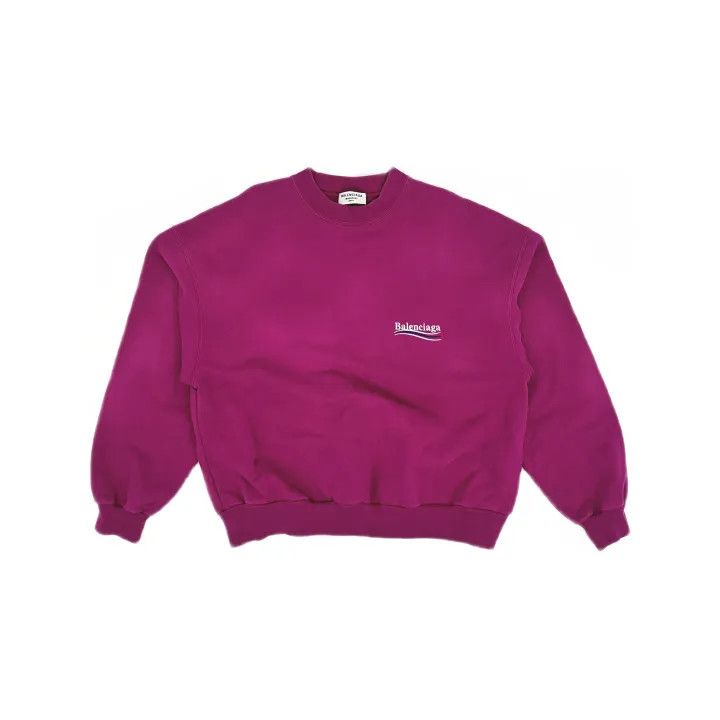 Balenciaga Balenciaga Logo Print Pullover Sweatshirt 0079 Size S / US 4 / IT 40 - 2 Thumbnail