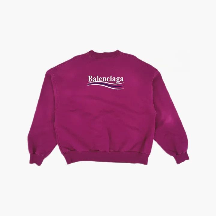 Balenciaga Balenciaga Logo Print Pullover Sweatshirt 0079 Size S / US 4 / IT 40 - 3 Thumbnail