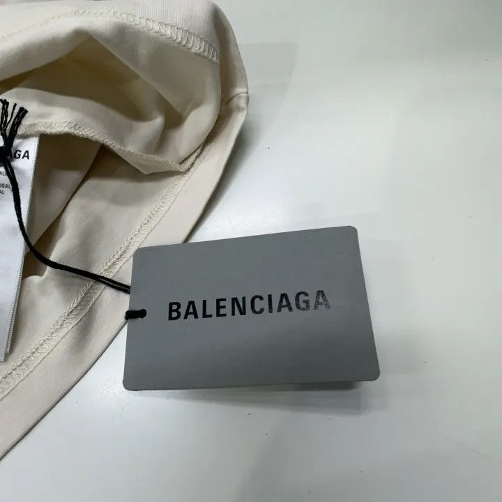 Balenciaga Balenciaga Logo Print Round Neck T-shirt for Women 0079 Size M / US 6-8 / IT 42-44 - 5 Thumbnail