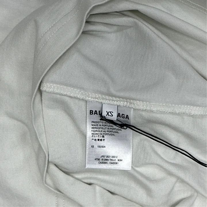 Balenciaga Balenciaga SS22 Logo Print Round Neck T-Shirt 0079 Size XS / US 0-2 / IT 36-38 - 2 Thumbnail