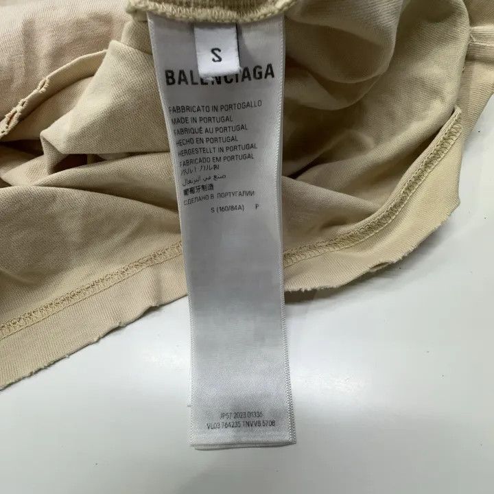 Balenciaga Balenciaga Letter Print Oversized T-Shirt 0079 Size S / US 4 / IT 40 - 4 Thumbnail