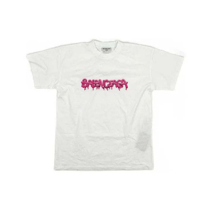 Balenciaga Balenciaga SS22 Slime Print Short Sleeve T-Shirt 0079 Size S / US 4 / IT 40 - 2 Thumbnail