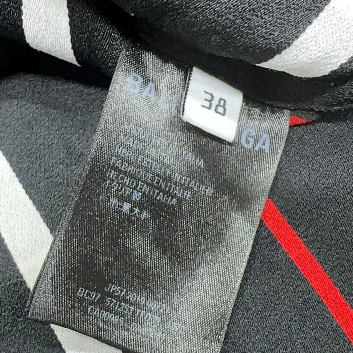 Balenciaga Balenciaga Black Check Detail Shirt for Women 0079 Size M / US 6-8 / IT 42-44 - 5 Thumbnail