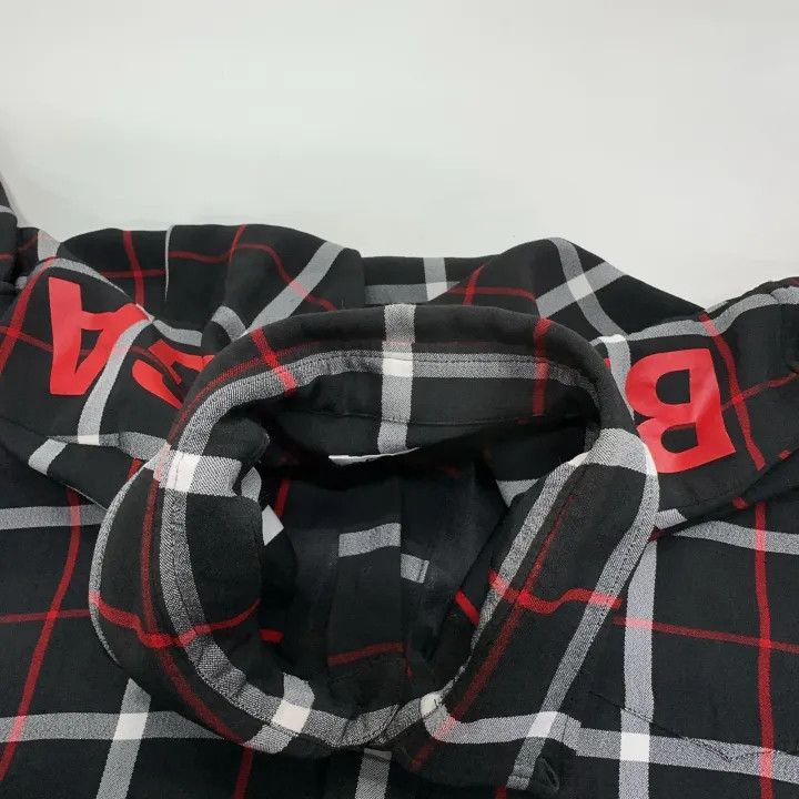 Balenciaga Balenciaga Black Check Detail Shirt for Women 0079 Size M / US 6-8 / IT 42-44 - 7 Thumbnail