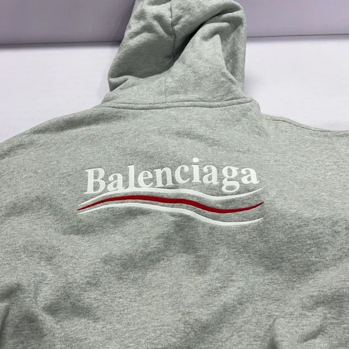 Balenciaga Balenciaga FW21 Logo Hoodie for Women 0079 Size S / US 4 / IT 40 - 7 Thumbnail