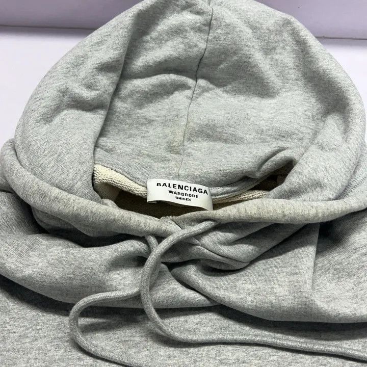 Balenciaga Balenciaga FW21 Logo Hoodie for Women 0079 Size S / US 4 / IT 40 - 9 Thumbnail