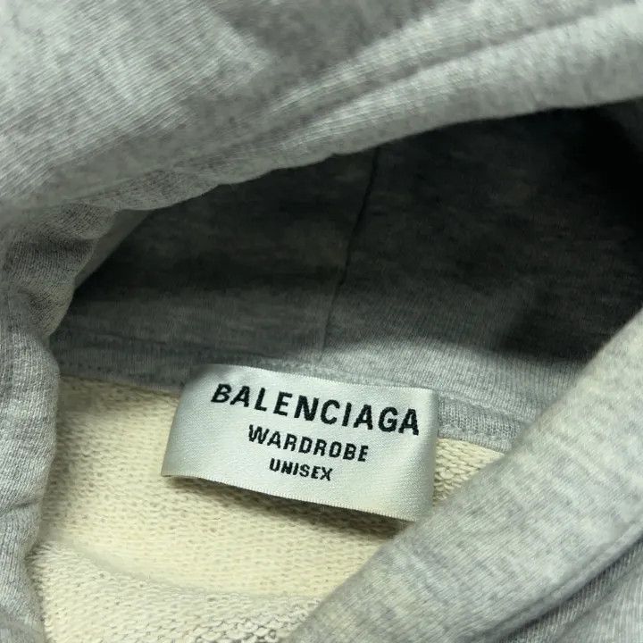 Balenciaga Balenciaga FW21 Logo Hoodie for Women 0079 Size S / US 4 / IT 40 - 4 Thumbnail