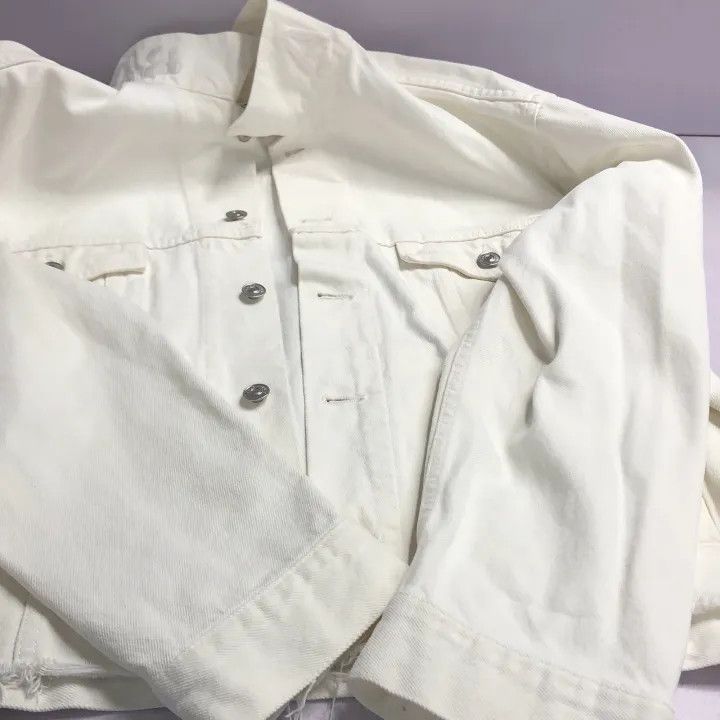 Balenciaga Balenciaga Cropped Denim Jacket with Belt 0079 Size XS / US 0-2 / IT 36-38 - 10 Thumbnail
