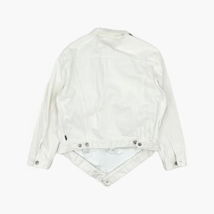 Balenciaga Balenciaga Cropped Denim Jacket with Belt 0079 Size XS / US 0-2 / IT 36-38 - 3 Thumbnail