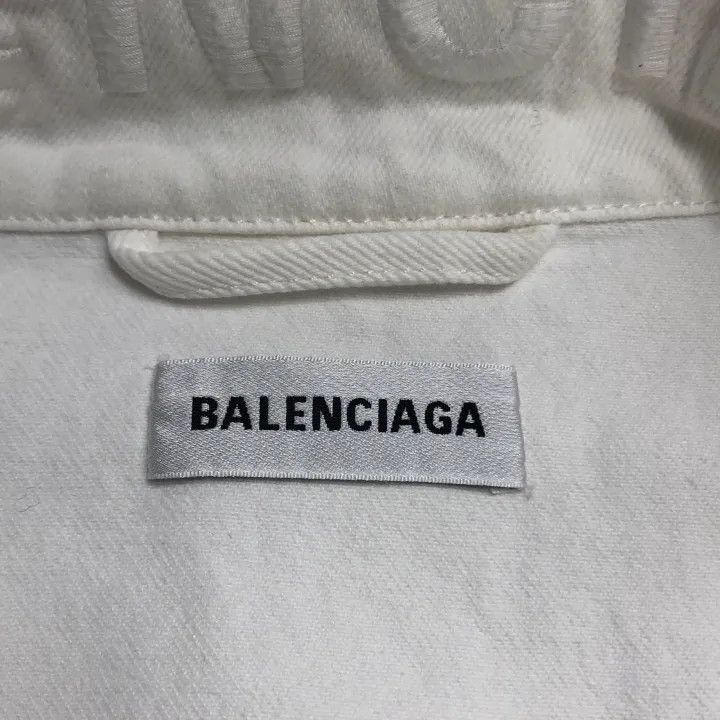 Balenciaga Balenciaga Cropped Denim Jacket with Belt 0079 Size XS / US 0-2 / IT 36-38 - 4 Thumbnail