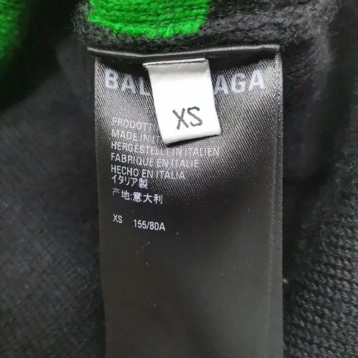 Balenciaga Balenciaga Black Oversized Wool Blend Sweater 0079 Size XL / US 12-14 / IT 48-50 - 12 Thumbnail