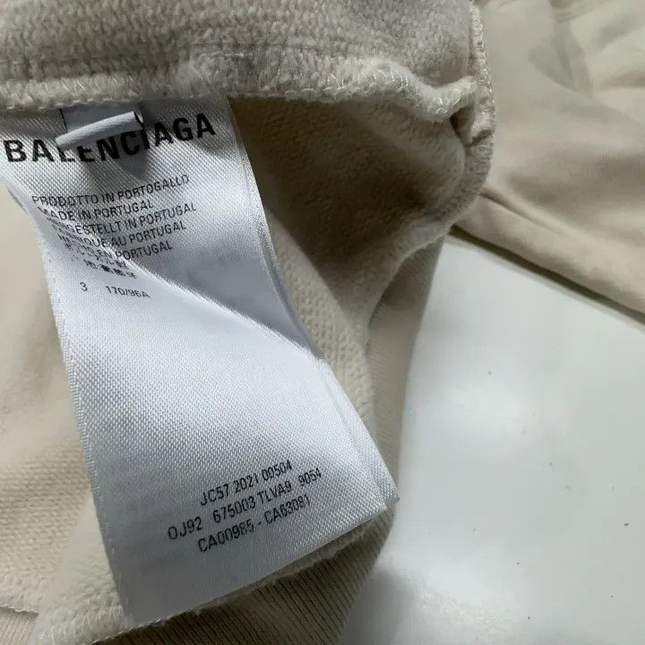 Balenciaga Balenciaga Logo Long Sleeve Hoodie for Women 0079 Size L / US 10 / IT 46 - 7 Thumbnail