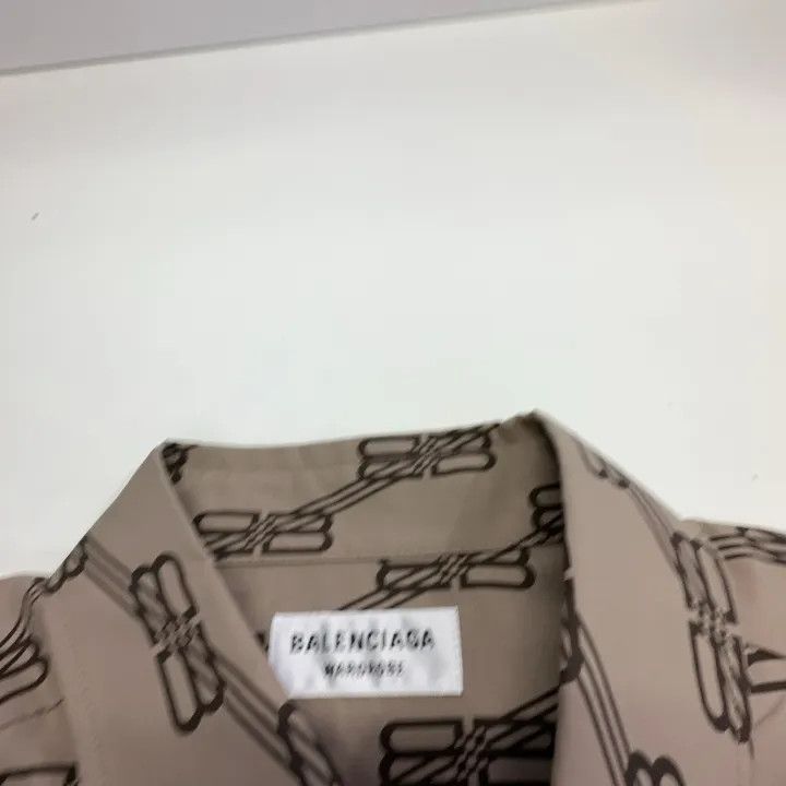 Balenciaga Balenciaga Short Sleeve Button-Up Shirt 0079 Size S / US 4 / IT 40 - 5 Thumbnail