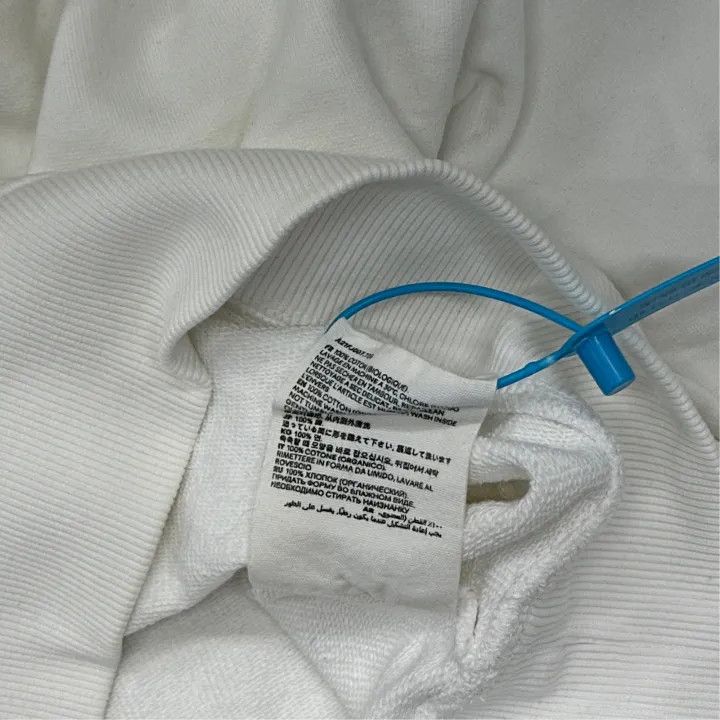AMI AMIPARIS White Logo Embroidered Sweatshirt for Women 0079 Size XS / US 0-2 / IT 36-38 - 6 Thumbnail