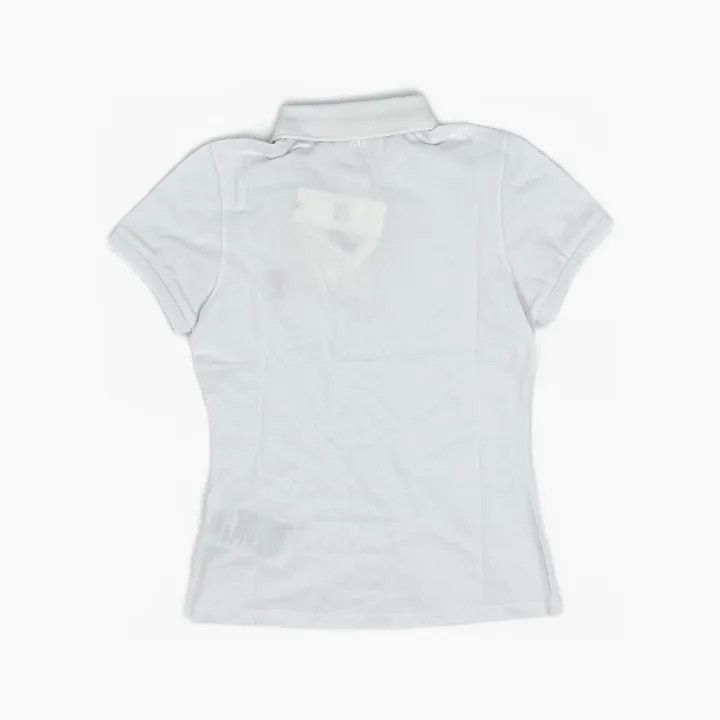 AMI AMIPARIS White Polo with Heart Logo 0079 Size M / US 6-8 / IT 42-44 - 3 Thumbnail