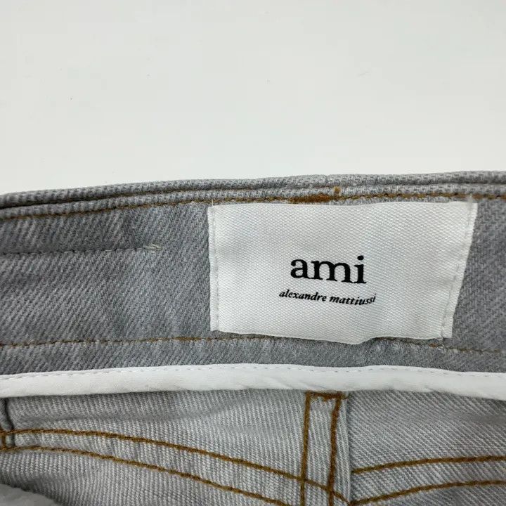 AMI AMIPARIS Vintage Low Waist Flared Jeans for Women 0079 Size 23" - 2 Thumbnail