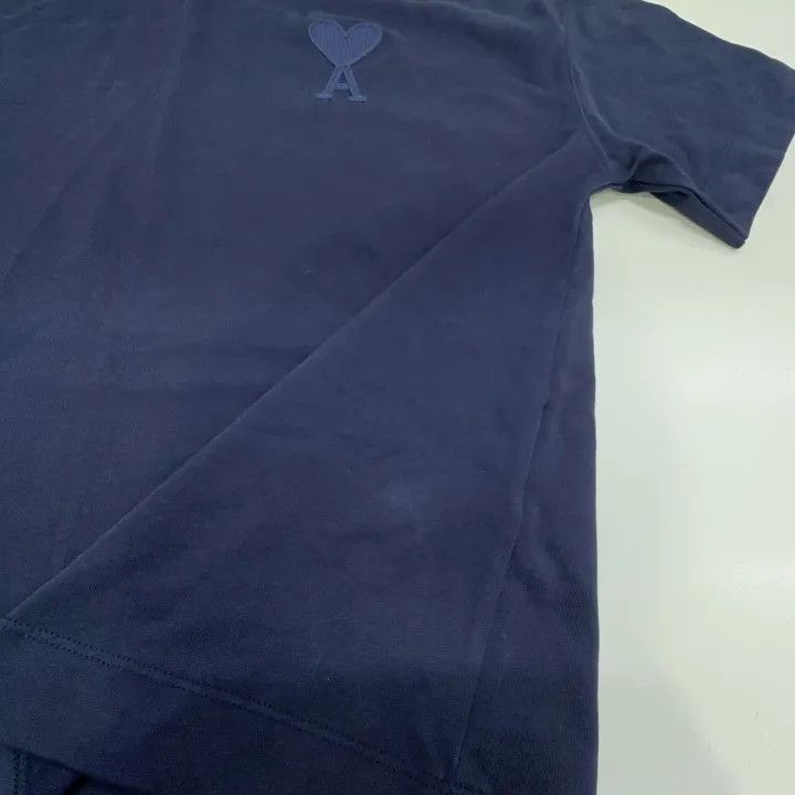 AMI AMI Cotton Loose Heart T-Shirt for Women 0079 Size S / US 4 / IT 40 - 8 Thumbnail
