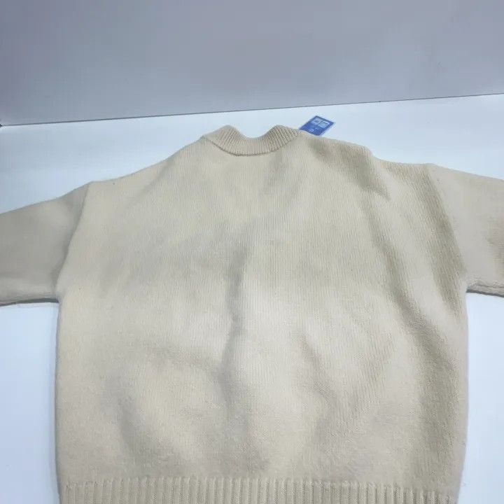 AMI AMIPARIS White Logo Print Long Sleeve Sweater 0079 Size XS / US 0-2 / IT 36-38 - 11 Thumbnail