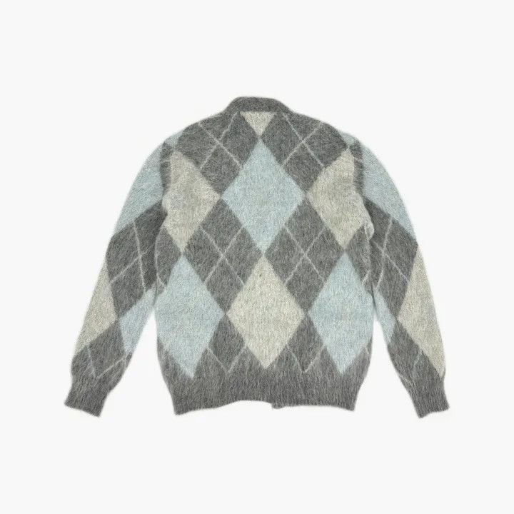 AMI AMIPARIS Cozy Cashmere Argyle Long Sleeve Sweater 0079 Size S / US 4 / IT 40 - 3 Thumbnail