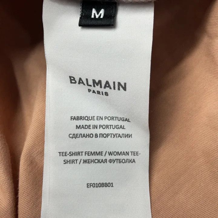 Balmain Balmain SS23 Color Block Logo Tee 0079 Size M / US 6-8 / IT 42-44 - 5 Thumbnail