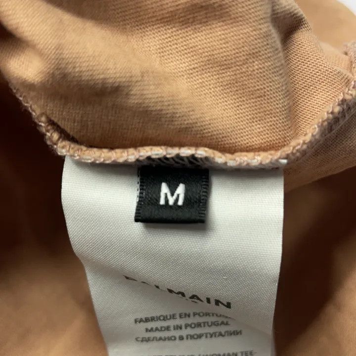 Balmain Balmain SS23 Color Block Logo Tee 0079 Size M / US 6-8 / IT 42-44 - 4 Thumbnail