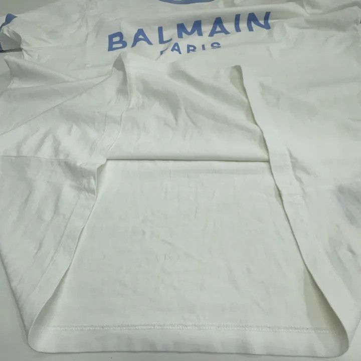 Balmain Balmain Colorful Logo Short Sleeve T-Shirt 0079 Size L / US 10 / IT 46 - 11 Thumbnail
