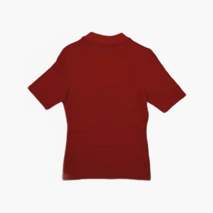 Balmain Balmain Red Logo Short Sleeve T-Shirt for Women 0079 Size S / US 4 / IT 40 - 3 Thumbnail