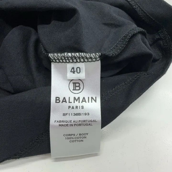 Balmain Balmain Logo Black Tank Top for Women 0079 Size M / US 6-8 / IT 42-44 - 5 Thumbnail