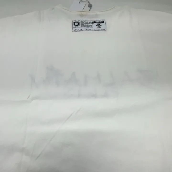 Balmain Balmain White Graphic Short Sleeve T-Shirt 0079 Size S / US 4 / IT 40 - 8 Thumbnail