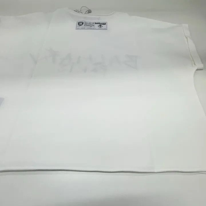 Balmain Balmain White Logo Print Short Sleeve T-Shirt 0079 Size S / US 4 / IT 40 - 8 Thumbnail