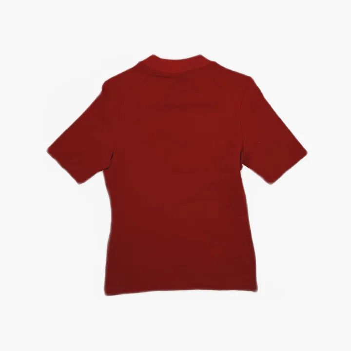 Balmain Red Logo Short Sleeve T-Shirt 0079